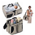 3-in-1 Universal Baby Travel Bag, Portable Bassinet Crib, Changing Station & Diaper Bag